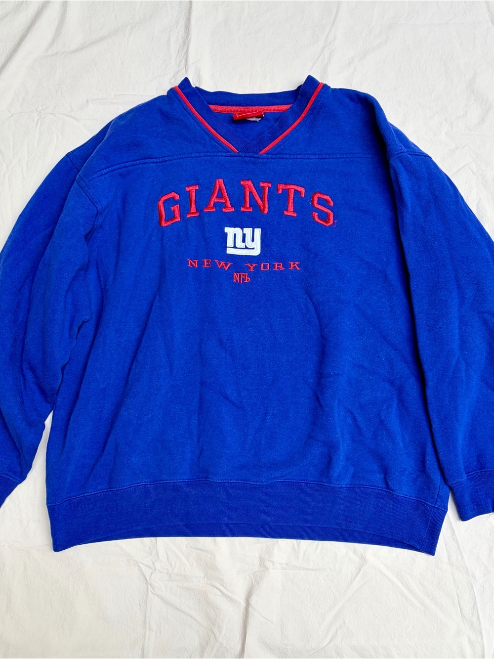 Vintage NY Giants Sweatshirt in Royal Blue